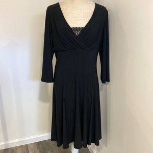 Evan-Picone black dress 12